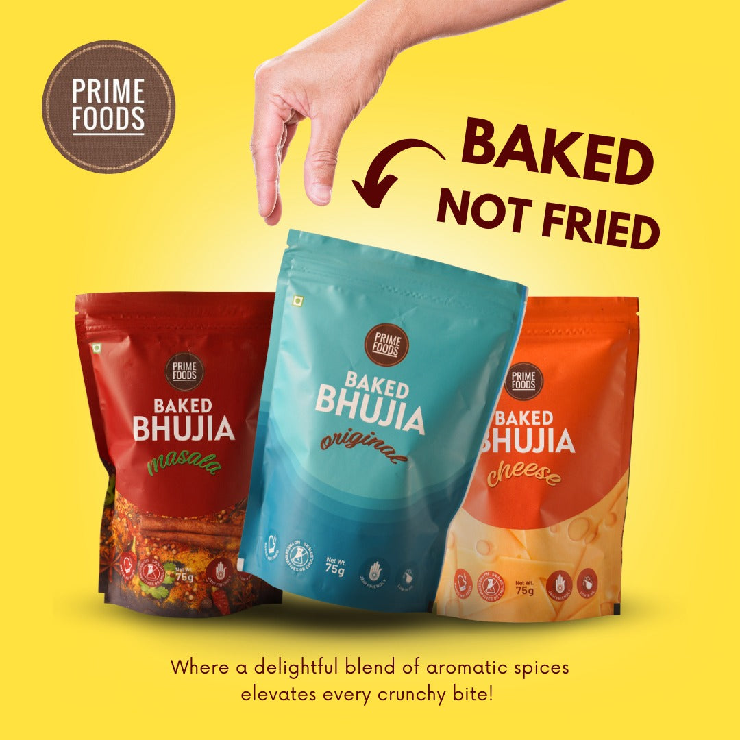 Baked Bhujia Assorted (75g) (Set of 6) (6x75g)