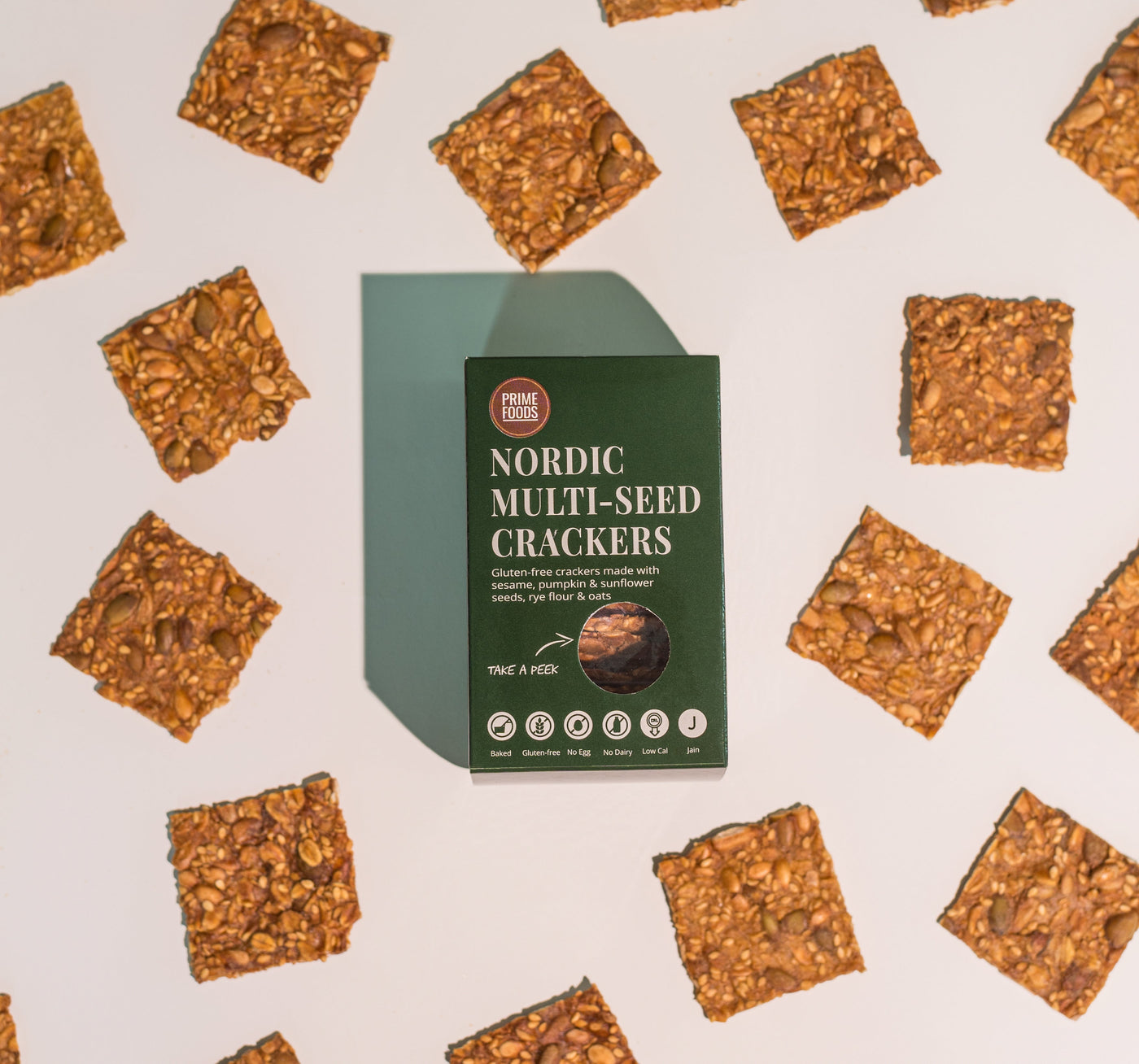 Nordic Multi-Seed Crackers - 120g