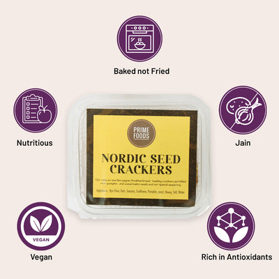 Nordic Multi-Seed Crackers - 80g