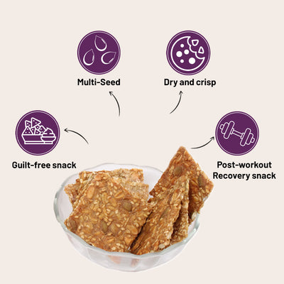 Nordic Multi-Seed Crackers - 80g