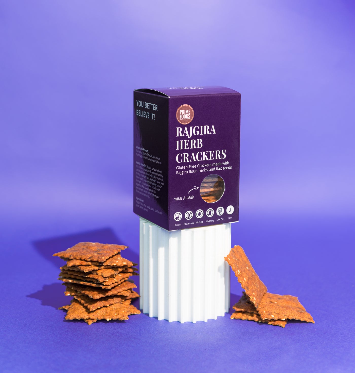 Rajgira Herb Crackers