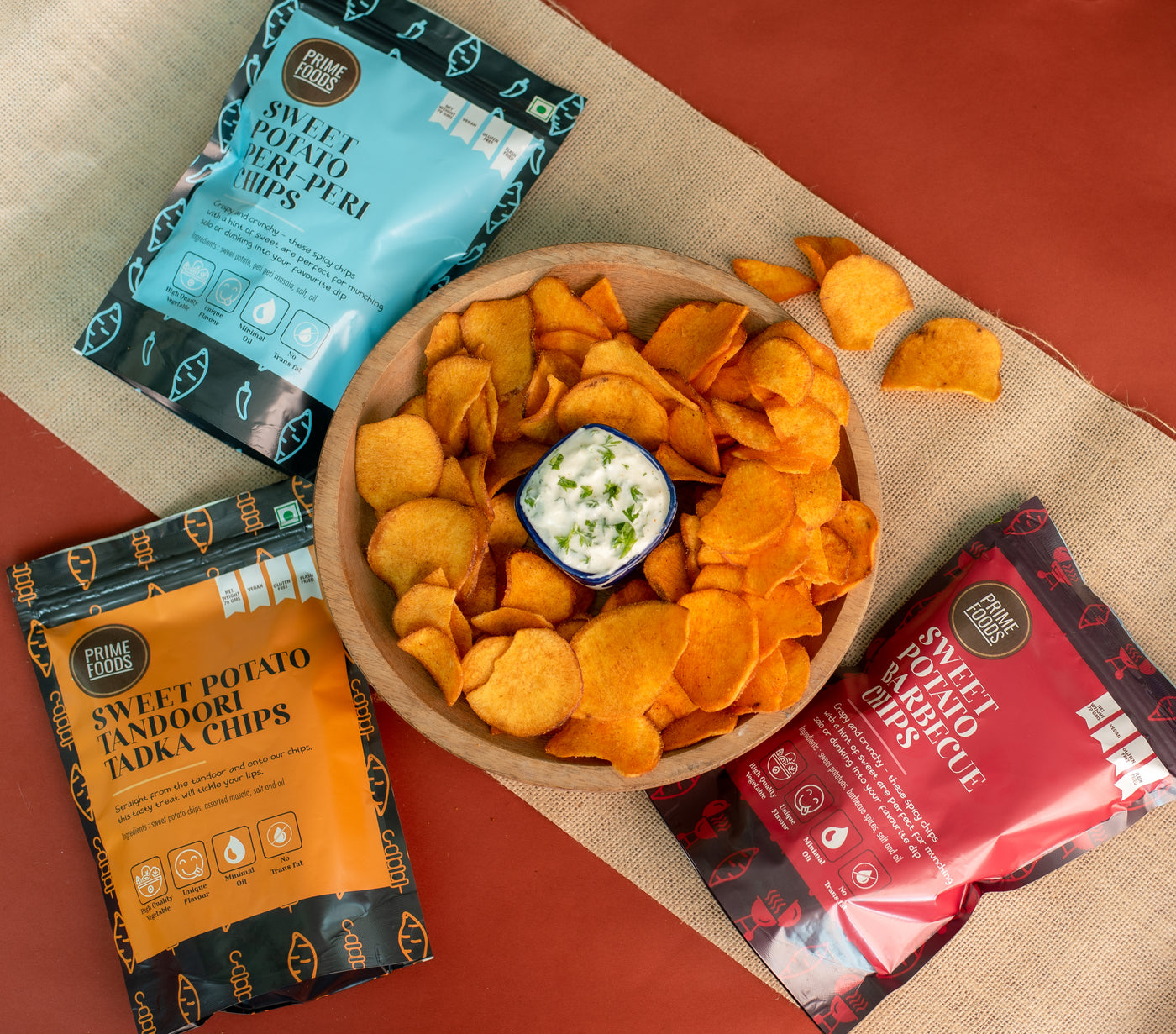 "TRY IT ALL" SWEET POTATO CHIPS PACK